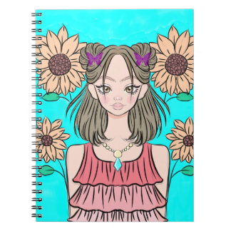 Sunshine beauty turquoise notebook notitieboek