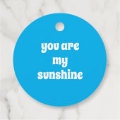 Sunshine Bedankjes Labels (Achterkant)