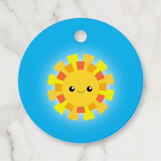 Sunshine Bedankjes Labels (Voorkant)