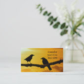 Sunshine Birds Visitekaartje (Staand voorkant)