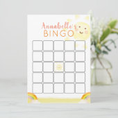 Sunshine Birthday Bingo Game Kaart (Staand voorkant)