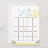 Sunshine Birthday Bingo Game Kaart (Voorkant)