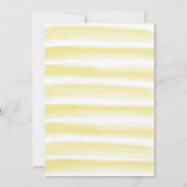 Sunshine Birthday Bingo Game Kaart (Achterkant)