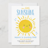 Sunshine Birthday Blue Our Little Sunshine Kaart (Voorkant)