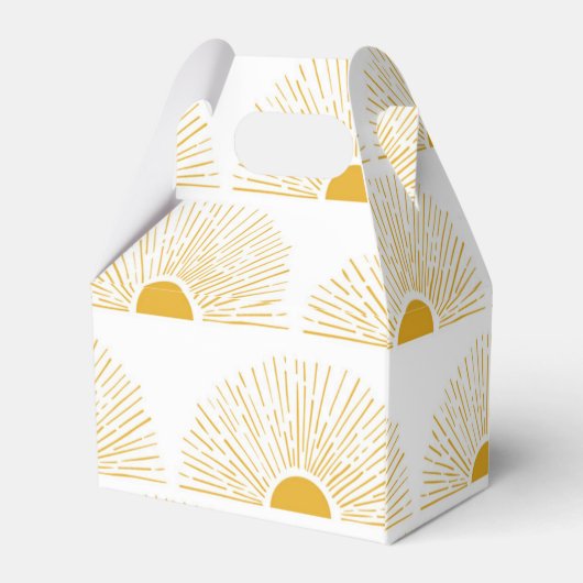 Sunshine Birthday Favor Box Bedankdoosjes (Achterkant)