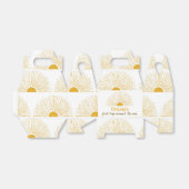 Sunshine Birthday Favor Box Bedankdoosjes (Uitgevouwen)