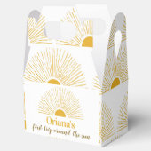 Sunshine Birthday Favor Box Bedankdoosjes (Geopend)