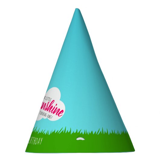 Sunshine Birthday Feesthoedjes (Rechts)