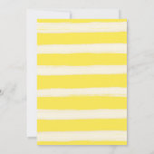 Sunshine Birthday Invitation for Boy or Girl Kaart (Achterkant)