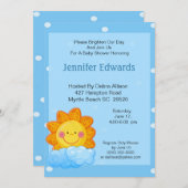 Sunshine Birthday Invitation Kaart (Voorkant / Achterkant)