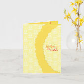 Sunshine Birthday Kaart (Gele Bloem)