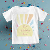 Sunshine Birthday Party Baby T-Shirt