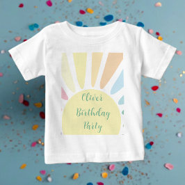 Sunshine Birthday Party Baby T-Shirt