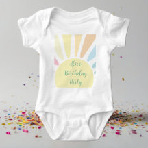 Sunshine Birthday Party Baby T-Shirt