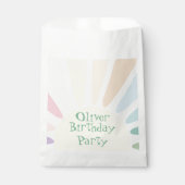 Sunshine Birthday Party Bedankzakje (Voorkant)