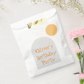 Sunshine Birthday Party Bedankzakje (Gezegeld)