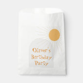 Sunshine Birthday Party Bedankzakje (Voorkant)