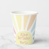 Sunshine Birthday Party Papieren Bekers (Voorkant)