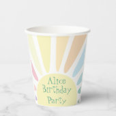 Sunshine Birthday Party Papieren Bekers (Voorkant)