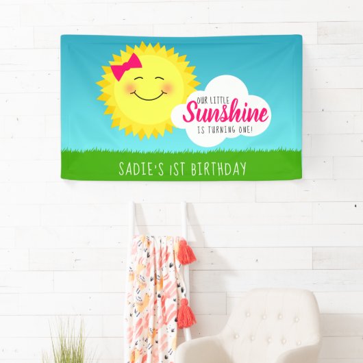 Sunshine Birthday Party Spandoek (Insitu)