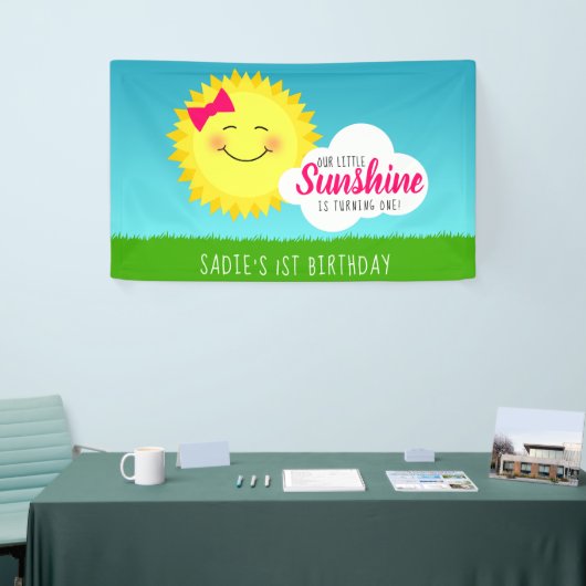 Sunshine Birthday Party Spandoek (Beurs)