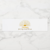 Sunshine Birthday Water Flacon Label Waterfles Etiket (Enkel label)