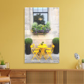 Sunshine Bistro - Originele kleurenfoto Canvas Afdruk (Insitu (Woonkamer))