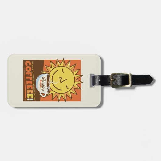 Sunshine Blend Coffee Bagagelabel (Voorkant horizontaal)