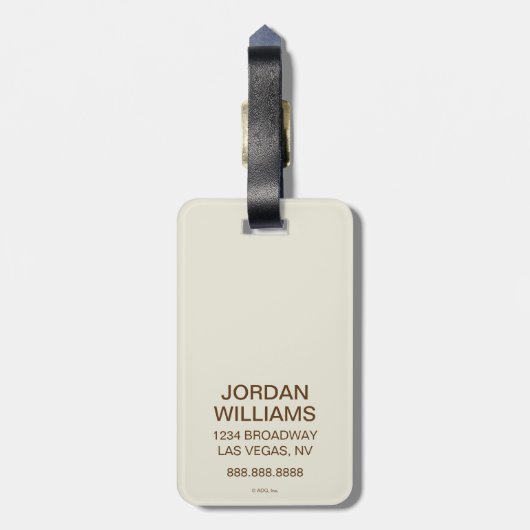 Sunshine Blend Coffee Bagagelabel (Achterkant verticaal)