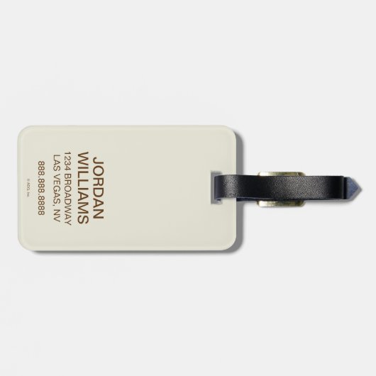 Sunshine Blend Coffee Bagagelabel (Achterkant horizontaal)