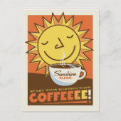 Sunshine Blend Coffee Briefkaart (Voorkant)