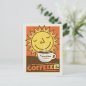Sunshine Blend Coffee Briefkaart (Staand voorkant)