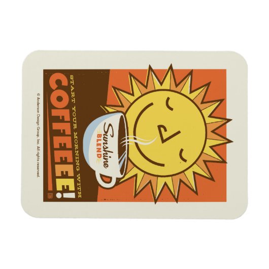 Sunshine Blend Coffee Magneet (Horizontaal)