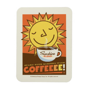 Sunshine Blend Coffee Magneet