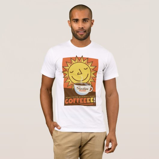 Sunshine Blend Coffee T-shirt (Voorkant volledig)