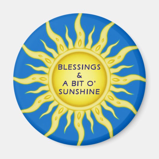 Sunshine Blessings Magnet (Voorkant)