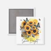 Sunshine Bloom Magneet (Voorkant / Achterkant)