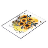 Sunshine Bloom Notitieboek (Linkerzijde)