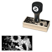 Sunshine Bloom Rubberstempel (Gestempeld)