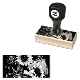 Sunshine Bloom Rubberstempel