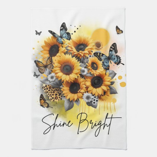 Sunshine Bloom Theedoek (Verticaal)