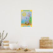 SUNSHINE BLUE SKIES POSTER (Keuken)
