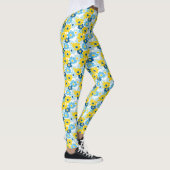 Sunshine Blue Sky Blooming Daisy Leggings (Rechts)