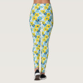 Sunshine Blue Sky Blooming Daisy Leggings (Achterkant)