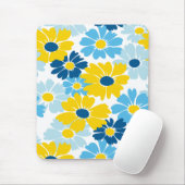 Sunshine Blue Sky Blooming Daisy Muismat (Met muis)