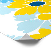 Sunshine Blue Sky Blooming Daisy Poster (Hoek)