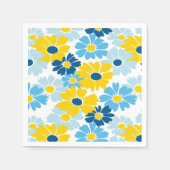 Sunshine Blue Sky Blooming Daisy Servet (Voorkant)