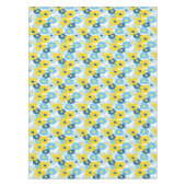 Sunshine Blue Sky Blooming Daisy Tafelkleed (Voorkant)
