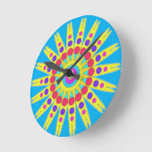 Sunshine Blue Sky Ronde Klok (Hoek)