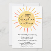 Sunshine Boho Baby shower Kaart (Voorkant)